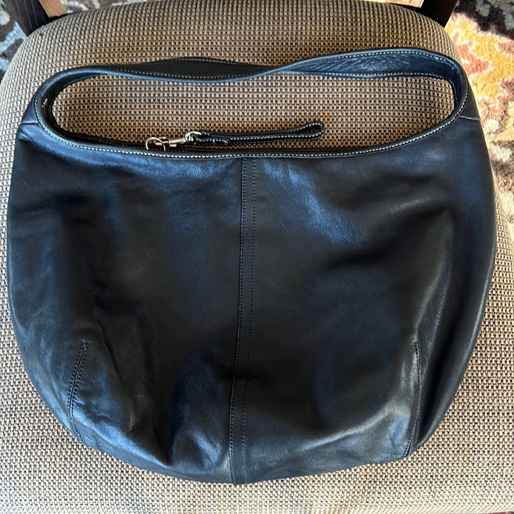 Coach H2K-9221 coach Ergo black leather hobo bag